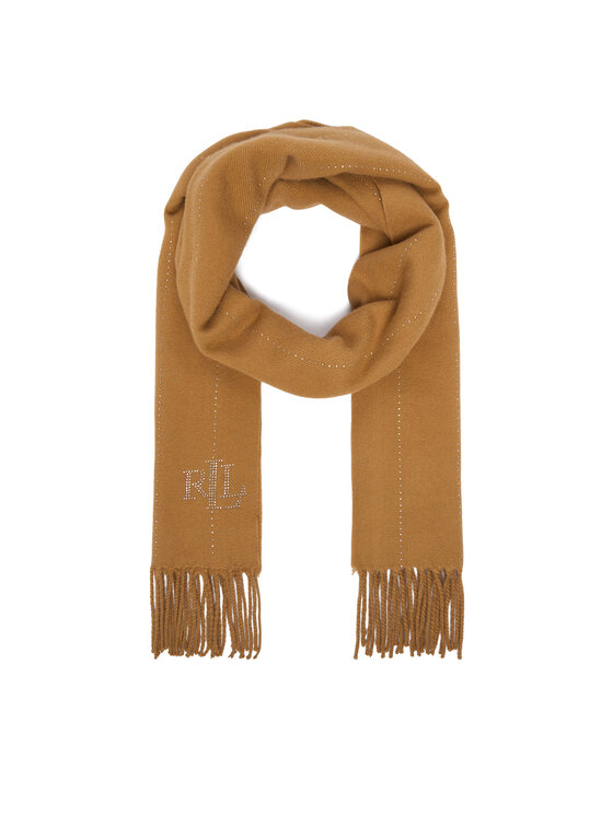 LAUREN RALPH LAUREN Szalik 454P04453004 Brązowy jasny