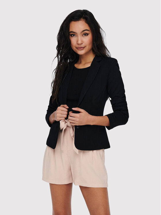 ONLY Marynarka Poptrash 15153144 Czarny Regular Fit
