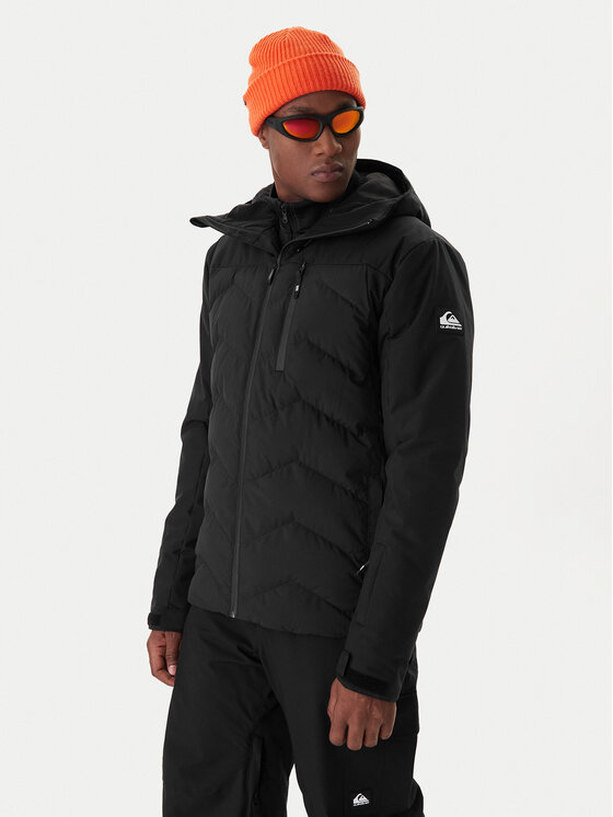 Quiksilver Kurtka narciarska The Edge EQYTJ03504 Czarny Slim Fit