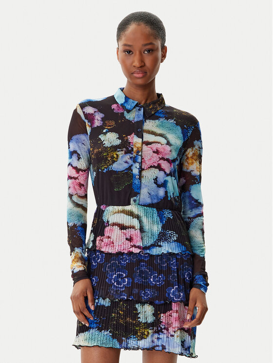 Desigual Sukienka codzienna Coral Lacroix 25WWVK10 Kolorowy Regular Fit