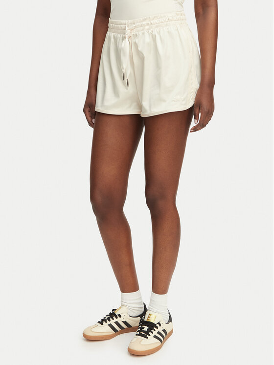 adidas Szorty sportowe Pearl Jacquard KE3423 Écru Loose Fit