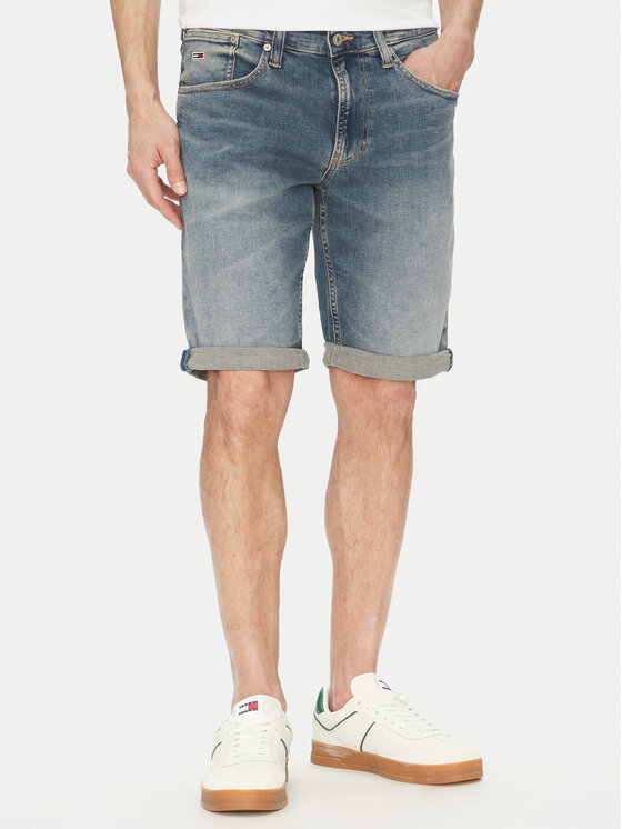 Tommy Jeans Szorty jeansowe DM0DM20948 Niebieski Regular Fit