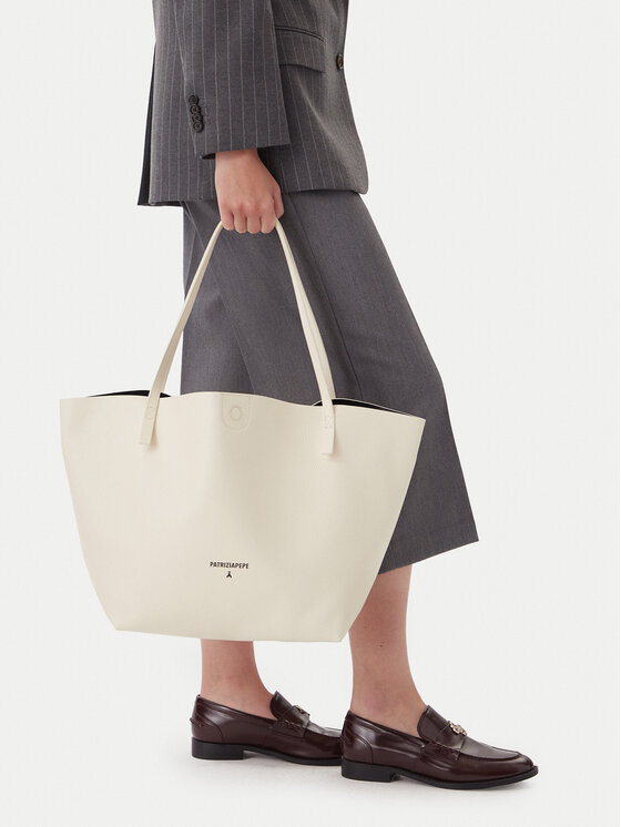 Patrizia Pepe Torebka 2B0130/L148-W405 Kremowy