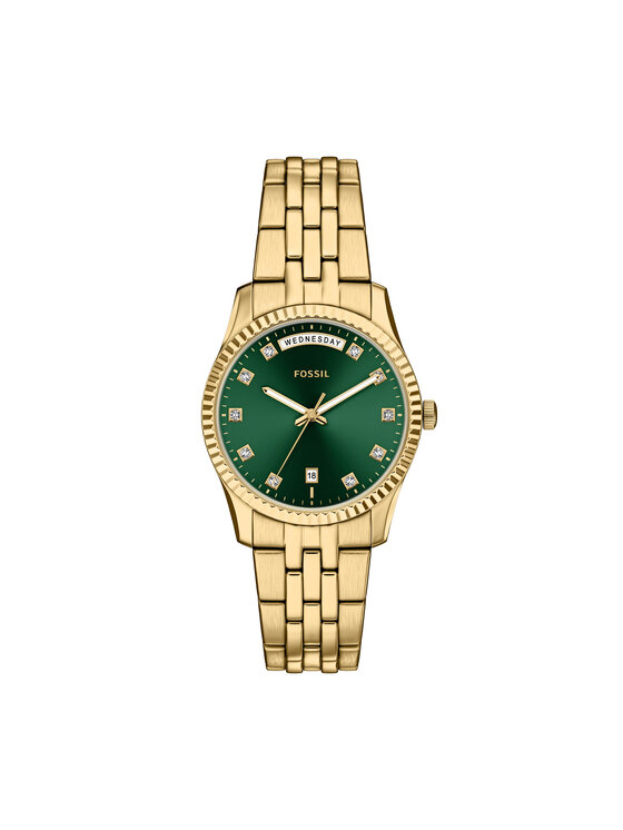 Fossil Zegarek Scarlette ES5460 Złoty