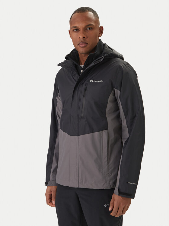 Columbia Kurtka przeciwdeszczowa Pouring Adventure™ III 2117171 Czarny Regular Fit