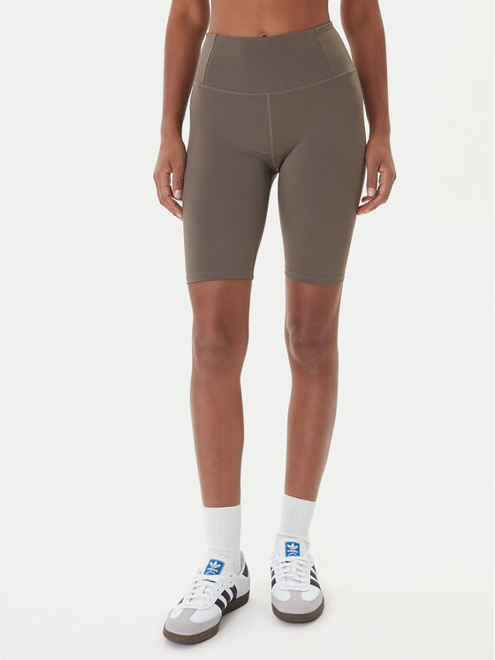 Girlfriend Collective Szorty sportowe Float 4023 Beżowy Slim Fit