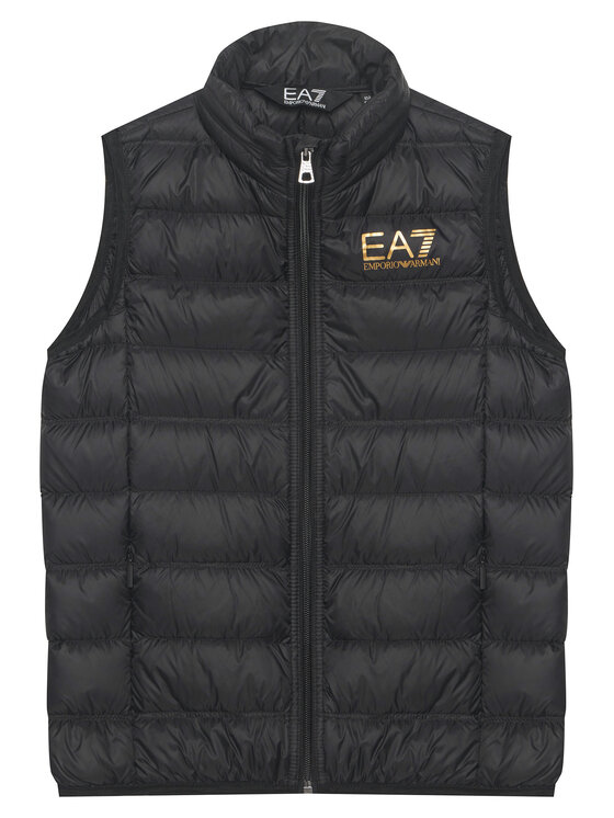 EA7 Emporio Armani Kamizelka 7B000034 AF12477 MC004 Czarny Regular Fit