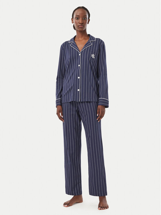LAUREN RALPH LAUREN Piżama I818702 Granatowy Regular Fit