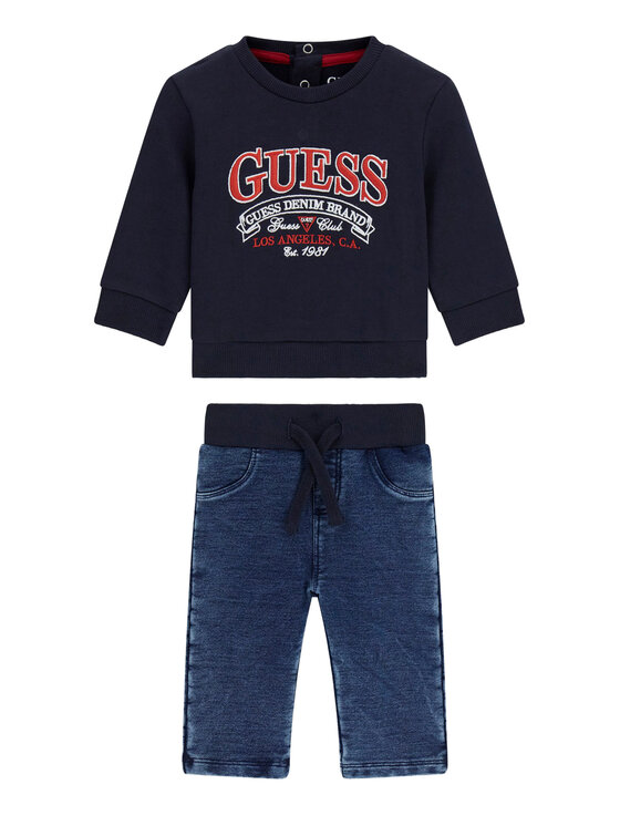 Guess Komplet dziecięcy I6BG02 K5804 Granatowy Regular Fit