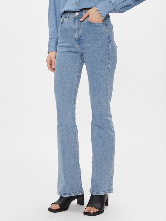 Tommy Jeans Jeansy Sylvia Hgh Flr Cg4239 DW0DW17293 Granatowy Regular Fit