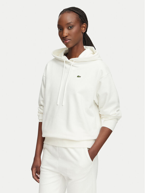 Lacoste Bluza SF7612 Biały Regular Fit