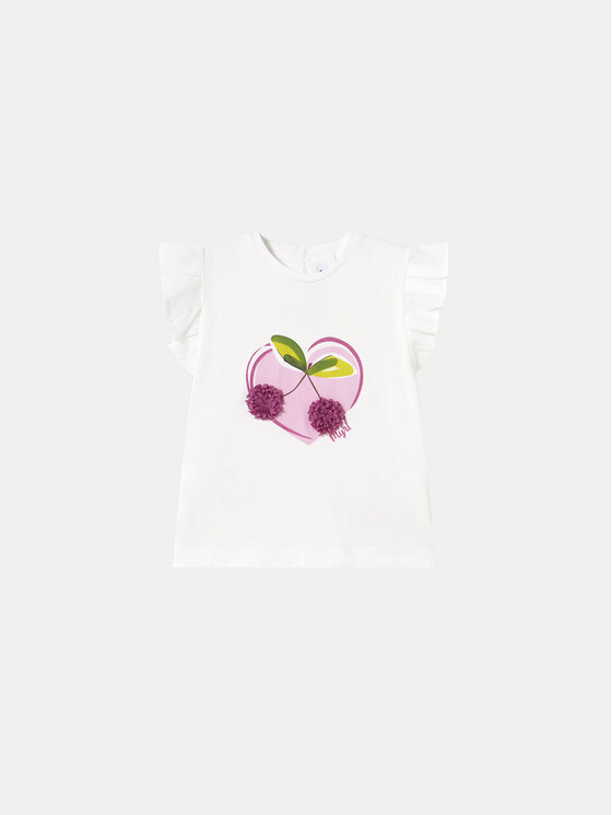 Mayoral T-Shirt 1042 Biały Regular Fit