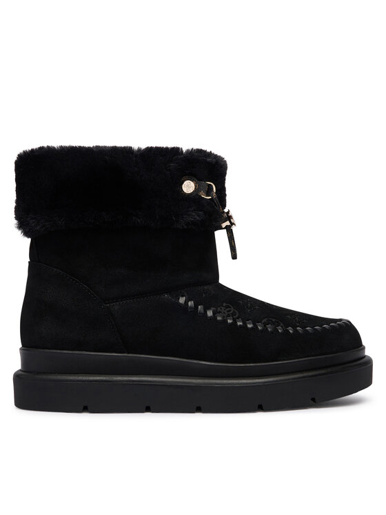 Guess Śniegowce FLFKEN LEA10 Czarny