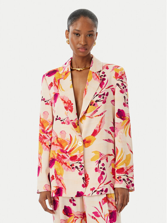 LOLA CASADEMUNT Marynarka MS2602012 Kolorowy Regular Fit