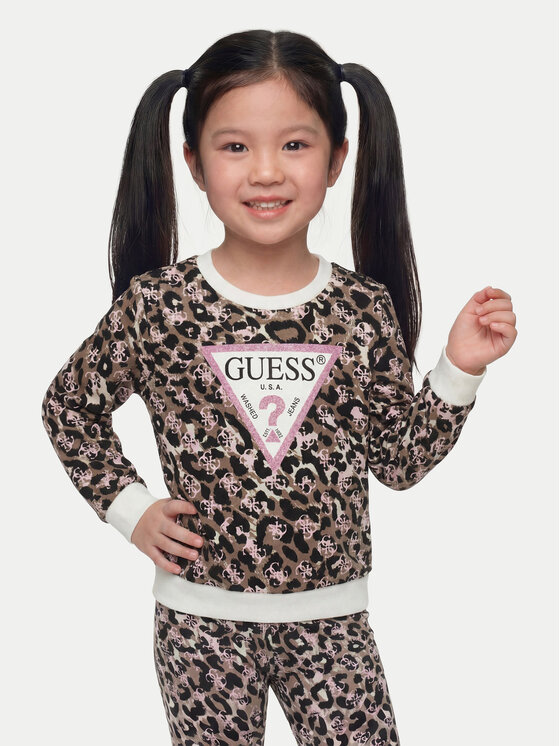 Guess Bluza K6YQ04 K3845 Czarny Regular Fit