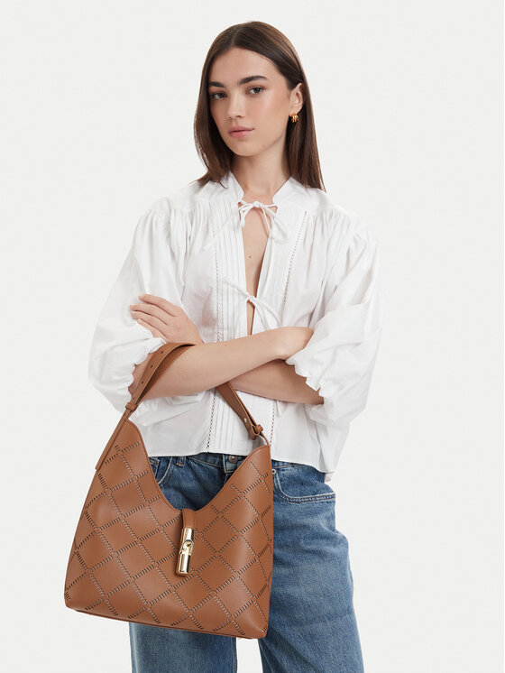 Furla Torebka Goccia M WB01499 BX3947 KH RY000 Brązowy