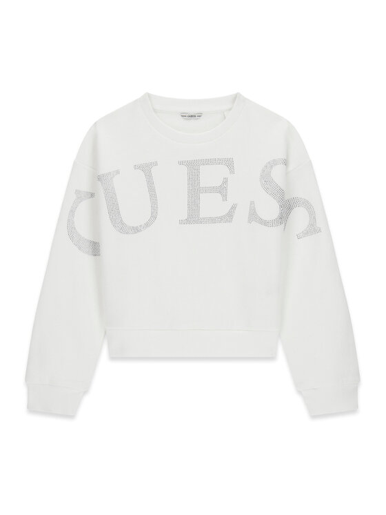Guess Bluza J6RQ10 KAD74 Biały Regular Fit