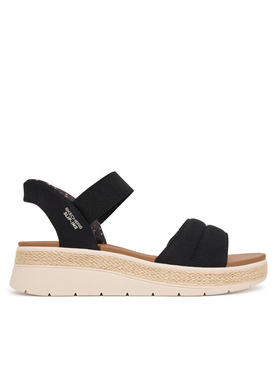 Skechers Sandały BOBS Sun Ray 114413/BLK Czarny