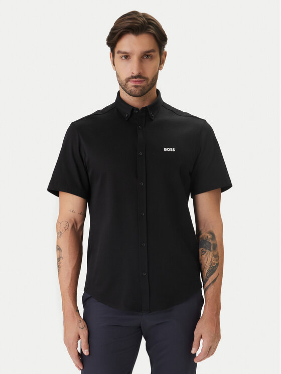 BOSS Koszula ST Motion 50555951 Czarny Regular Fit