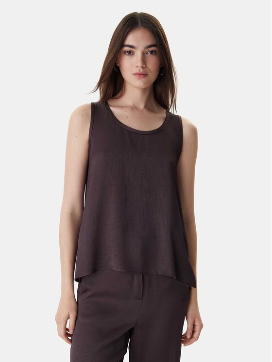 Marella Bluzka Nembi 2615161011 Brązowy Regular Fit