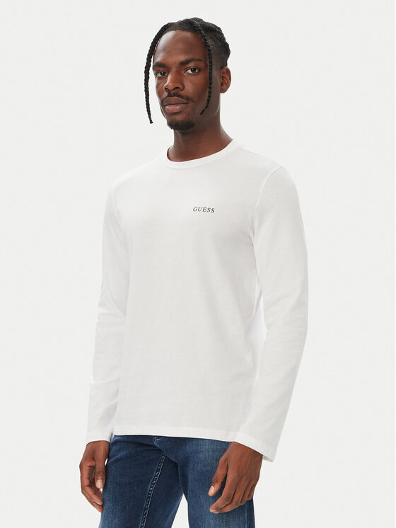 Guess Komplet longsleeve U6BG04 K5370 Biały Regular Fit