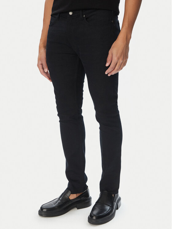HUGO Jeansy 50579751 Czarny Extra Slim Fit