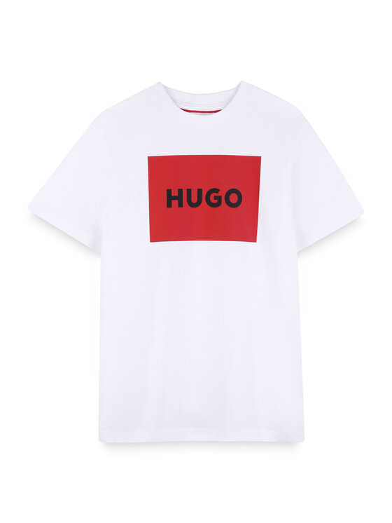 HUGO T-Shirt G00572 D Biały Regular Fit