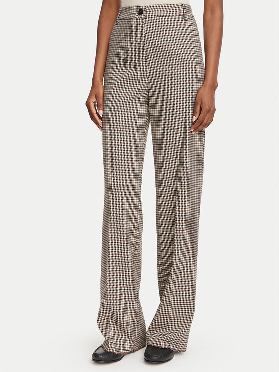 Marella Spodnie materiałowe Emme by Marella Amato 2625136141 Beżowy Wide Leg