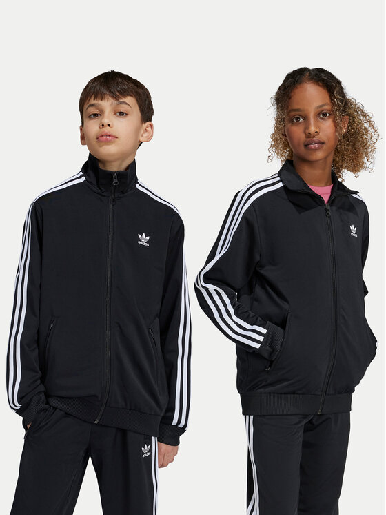 adidas Bluza Firebird IY9800 Czarny Regular Fit