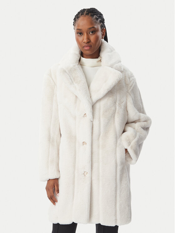 Guess Futro W6BL19 W3752 Kremowy Regular Fit