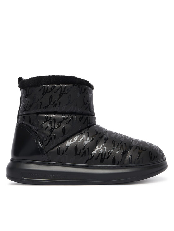KARL LAGERFELD Śniegowce Kapri Kosi KL44558W Czarny