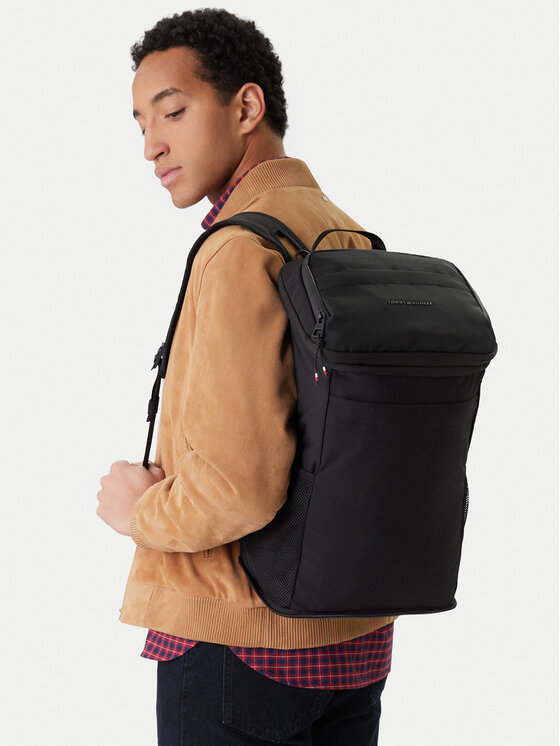 Tommy Hilfiger Plecak Th Travel Packable Backpack AM0AM14037 Czarny