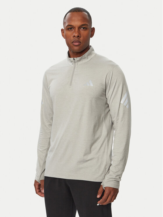 adidas Bluza techniczna Adi365 Iconic KR5523 Szary Regular Fit