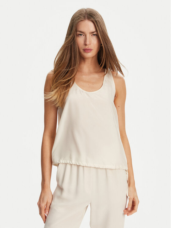Marella Top Meana 2513161045 Écru Regular Fit