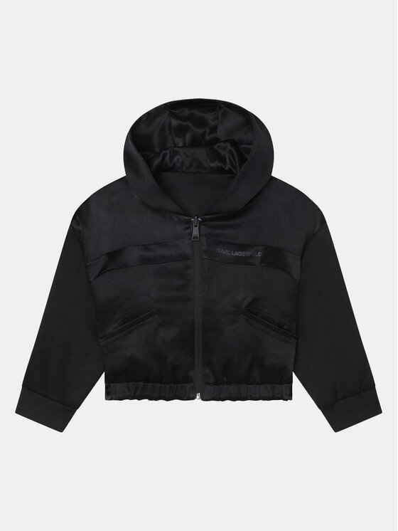 Karl Lagerfeld Kids Bluza Z15464 D Czarny Regular Fit
