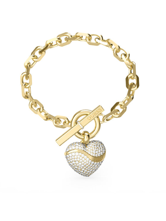 Guess Bransoletka JUBB0449 6JW Złoty