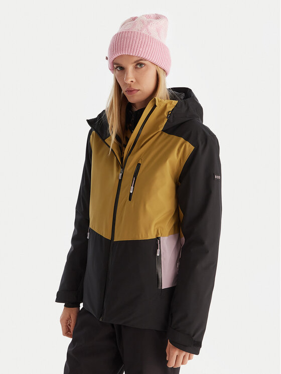 Roxy Kurtka narciarska Stormdash JK ERJTJ03520 Beżowy Tailored Fit