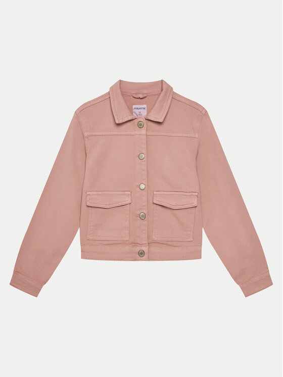 Mayoral Kurtka jeansowa 3407 Różowy Regular Fit