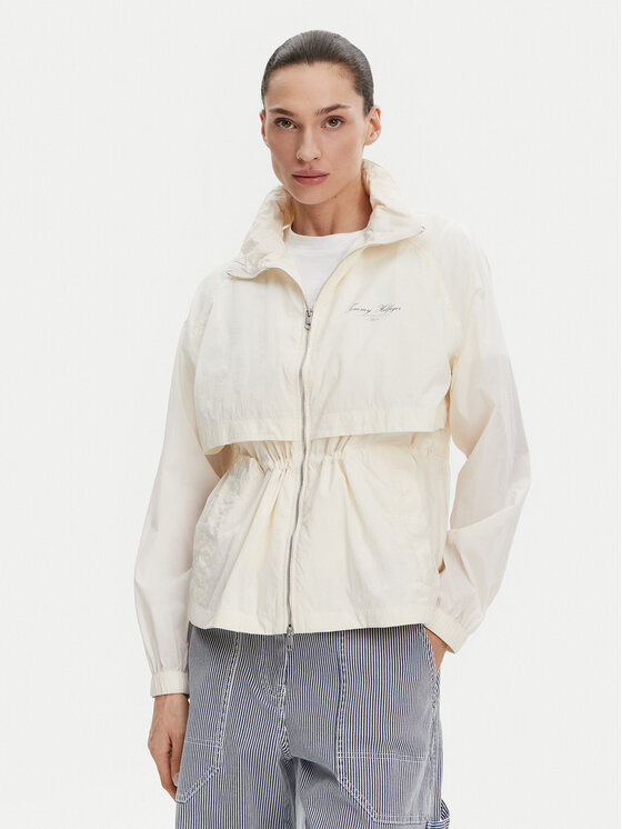 Tommy Hilfiger Wiatrówka WW0WW45413 Beżowy Regular Fit