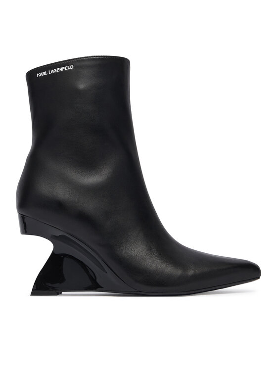 KARL LAGERFELD Botki Waverly KL34645 Czarny