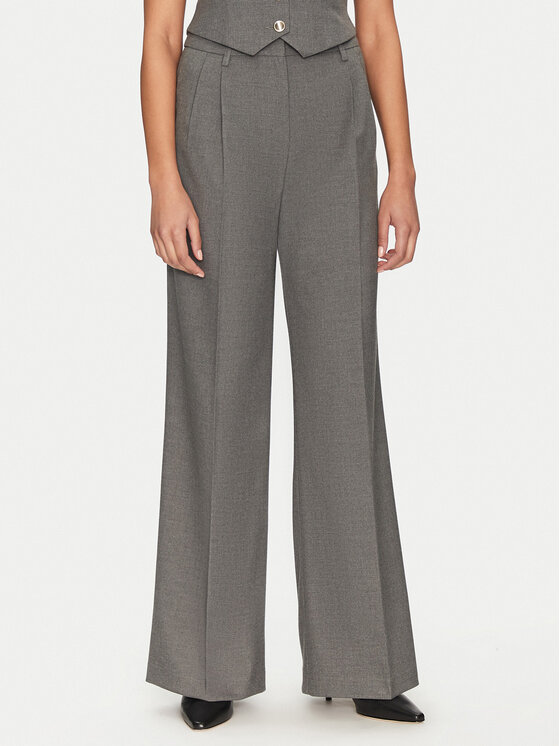 Morgan Spodnie palazzo 251-PANIS.F Szary Wide Leg