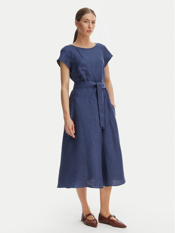 Weekend Max Mara Sukienka letnia Esordio 2615221052 Granatowy Regular Fit