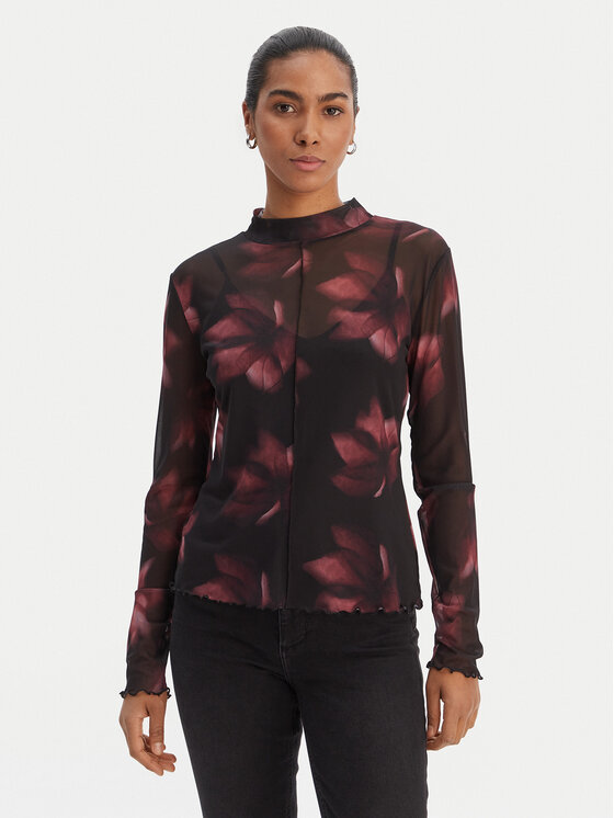 Morgan Bluzka 261-TALEXI Czarny Slim Fit