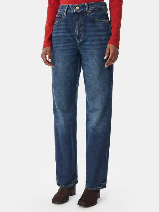 Tommy Hilfiger Jeansy WW0WW51407 Niebieski Straight Leg