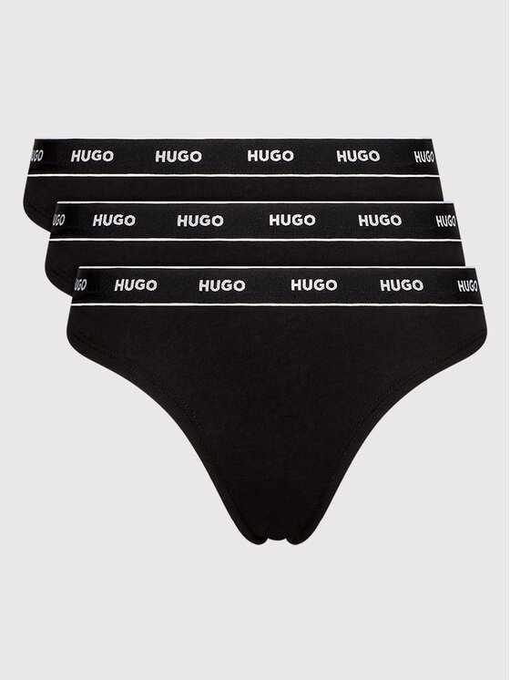 HUGO Komplet stringów 50469681 Czarny
