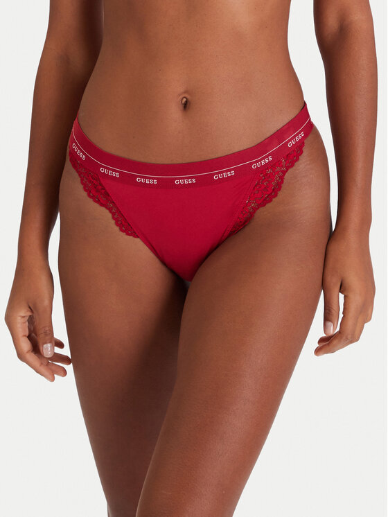 Guess Figi brazylijskie O4YE00 PZ01C Czerwony