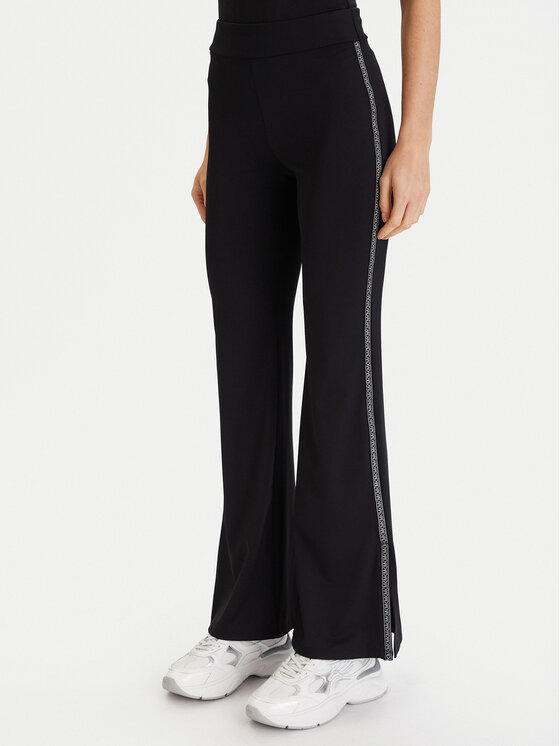 MICHAEL Michael Kors Legginsy MF530W51RE Czarny Flare Fit
