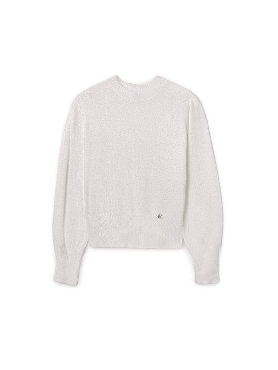 Mayoral Sweter 7308 Biały Relaxed Fit