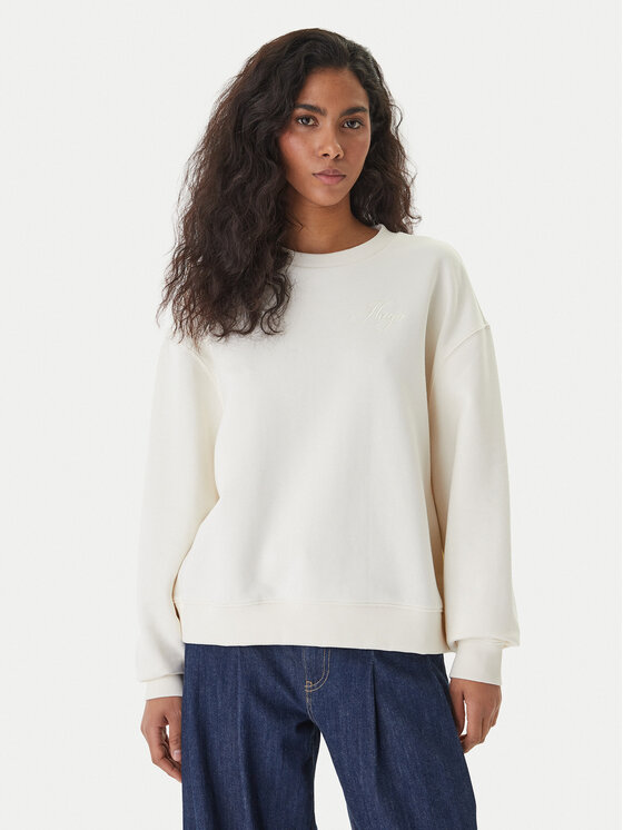 HUGO Bluza Deroxina_9 50561234 Kremowy Regular Fit