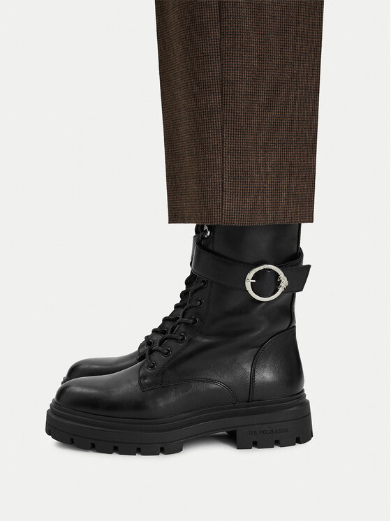 U.S. Polo Assn. Trapery EO-SVETA002W/GY1 Czarny